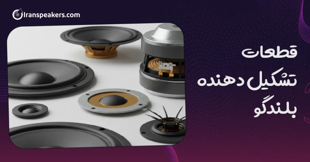قطعات تشکیل‌ دهنده بلندگو